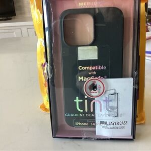 Merkur Black Gradient Dual Layer Case for iPhone 14 Pro Max